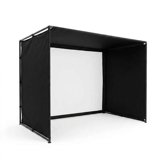 10/12/14Ft Outdoor Golf Training Simulator Cage Sports Practice Golf Simulator Enclosure with Impact Netting and All Poles — Studio Shot