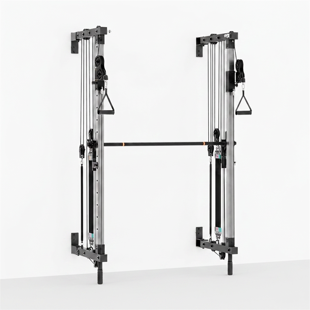 Folding Wall-Mounted Smith Machine — Studio Shot