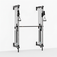 Folding Wall-Mounted Smith Machine — Studio Shot