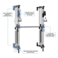 Folding Wall-Mounted Smith Machine — How It Works