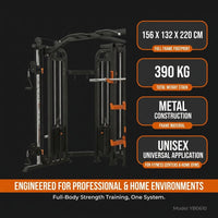 Smith Machine Cable Crossover Built for Full Body Workouts, Multifunction Strength Training, Durable Metal Frame — Results & Stats